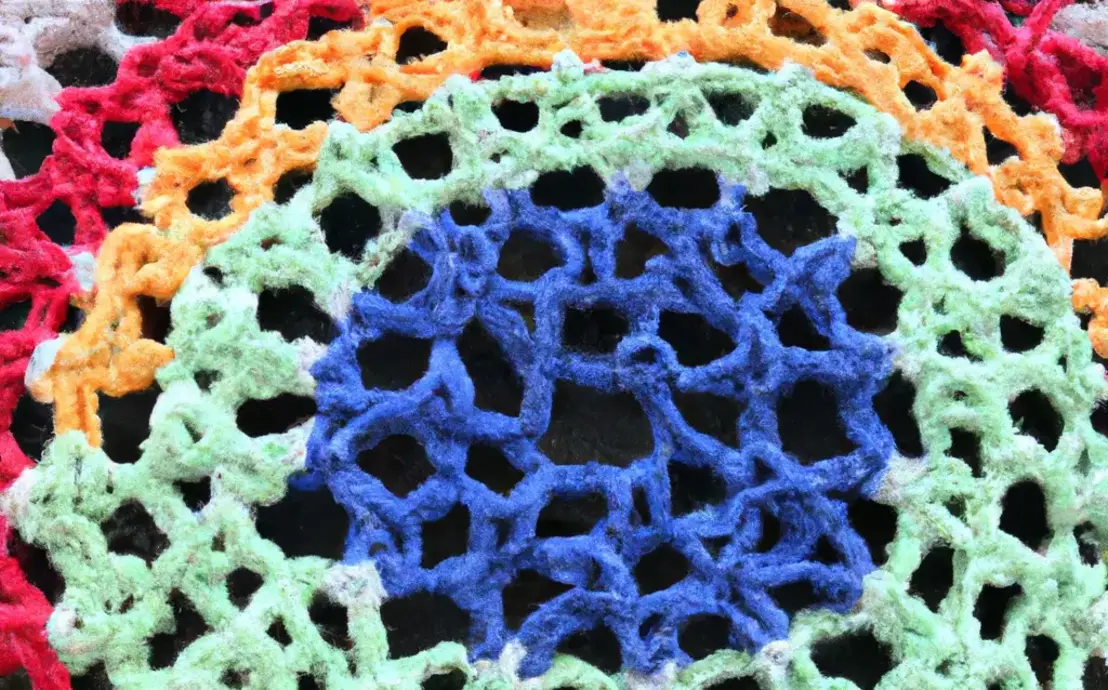 Bicos de croche tapete