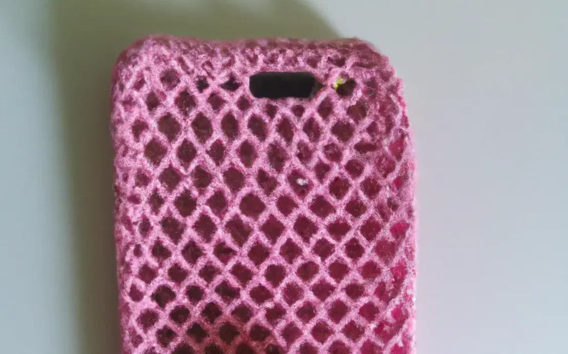 Bolsinha de crochê para celular Bolsinha de crochê para celular