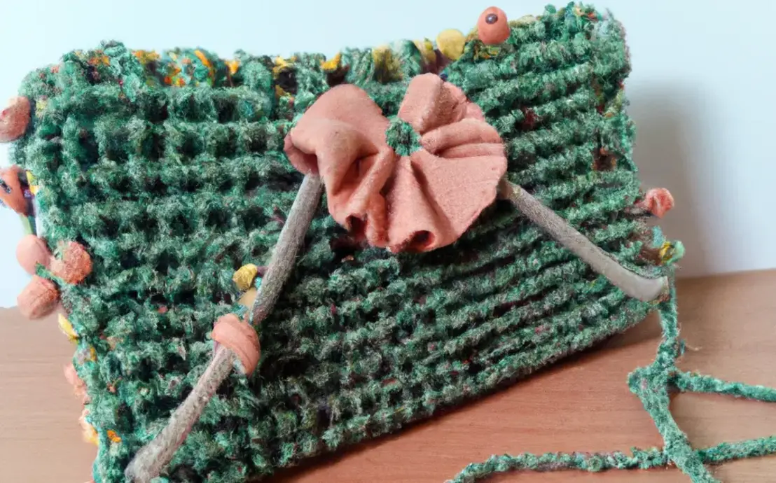 Bolsinha de croche pequena