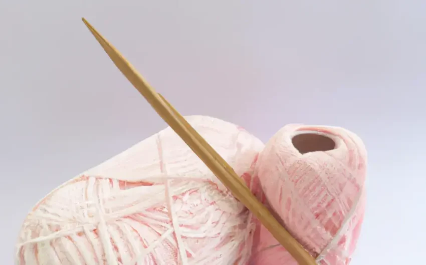 Suporte para linha de croche