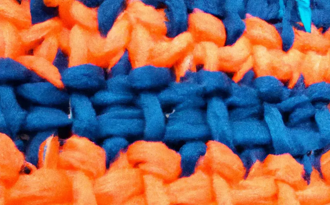 Tapete colorido de croche