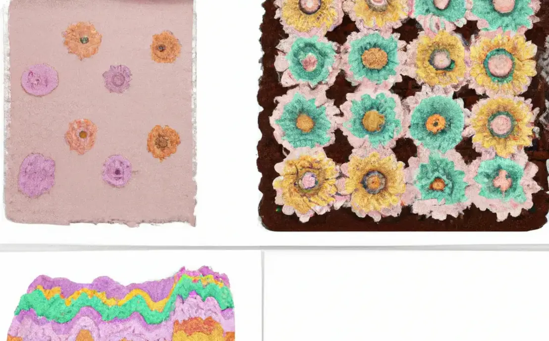 Jogo de tapetes para banheiro de crochê