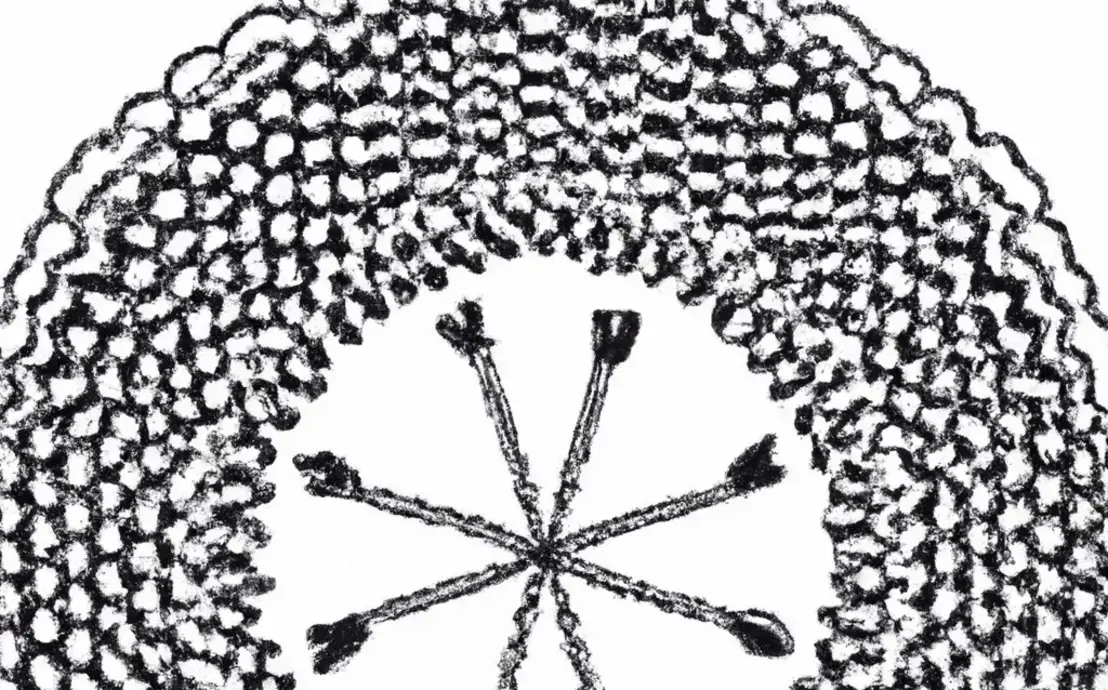 Tapete de croche com grafico