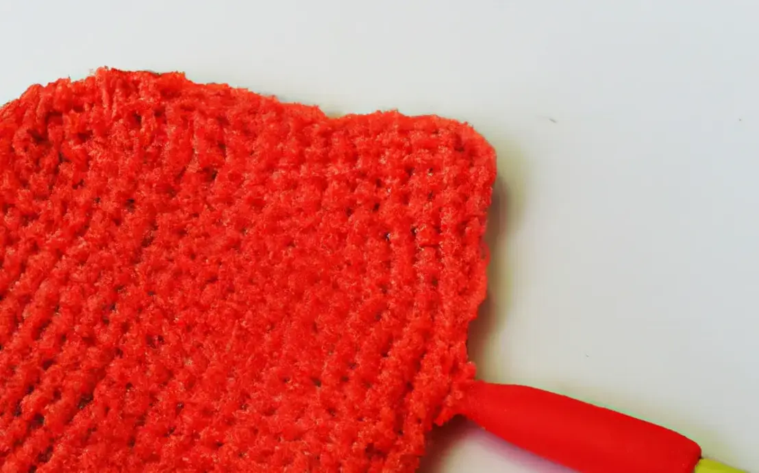 Passadeira de croche para cozinha simples