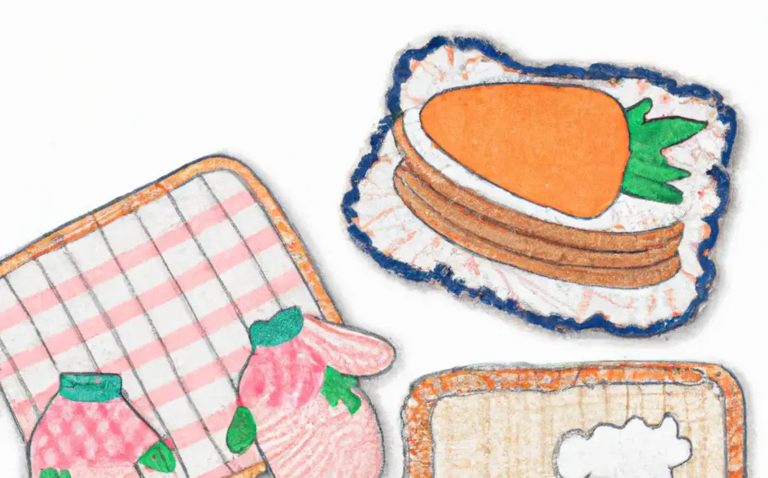 Panos de prato com bicos de crochê