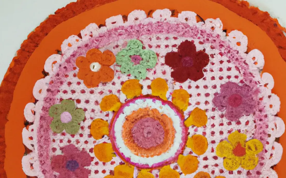 Modelo de caminho de mesa de crochê Modelo de caminho de mesa de crochê