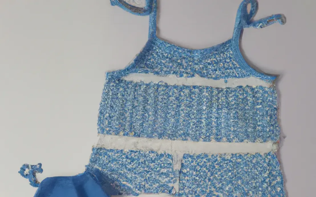 Maiô de crochê infantil