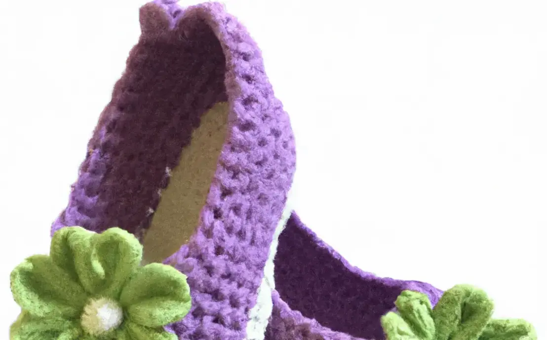 Sandalia de croche Sandalia de croche