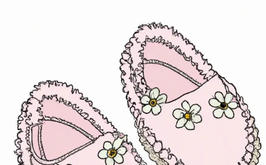 Sapatinhos de croche para bebe feminino