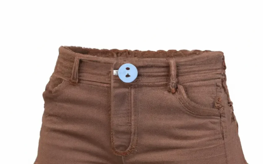 Short de crochê cintura alta