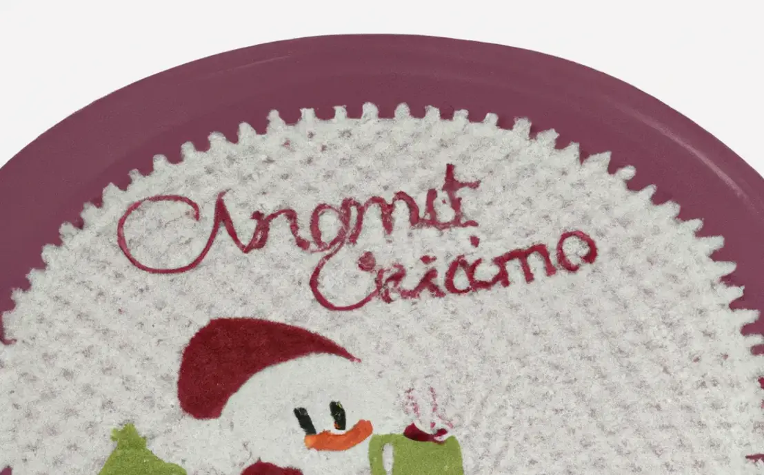 Sousplat de natal crochê Sousplat de natal crochê