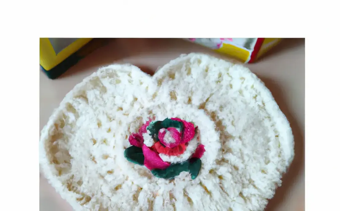 Tampa de vaso de crochê