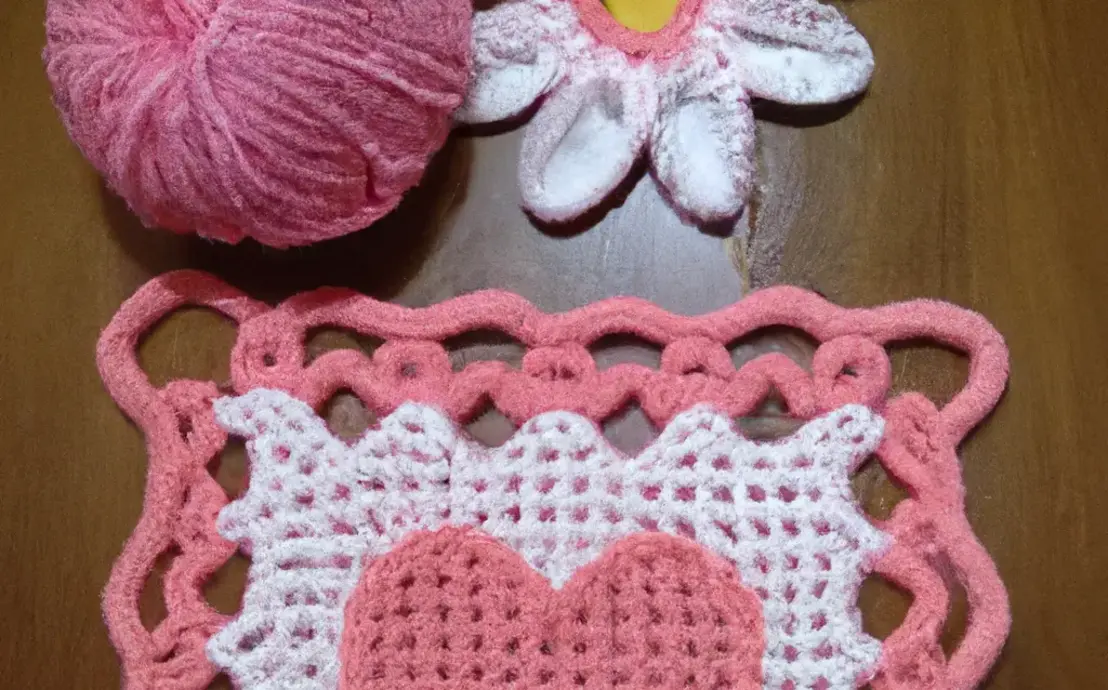 Trilhos de mesa em croche Trilhos de mesa em croche