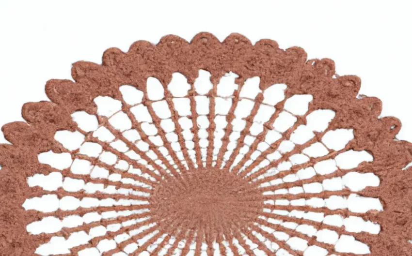 Tapetes de croche oval