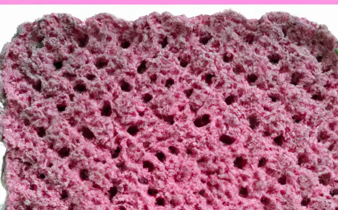 Tapete de croche rosa