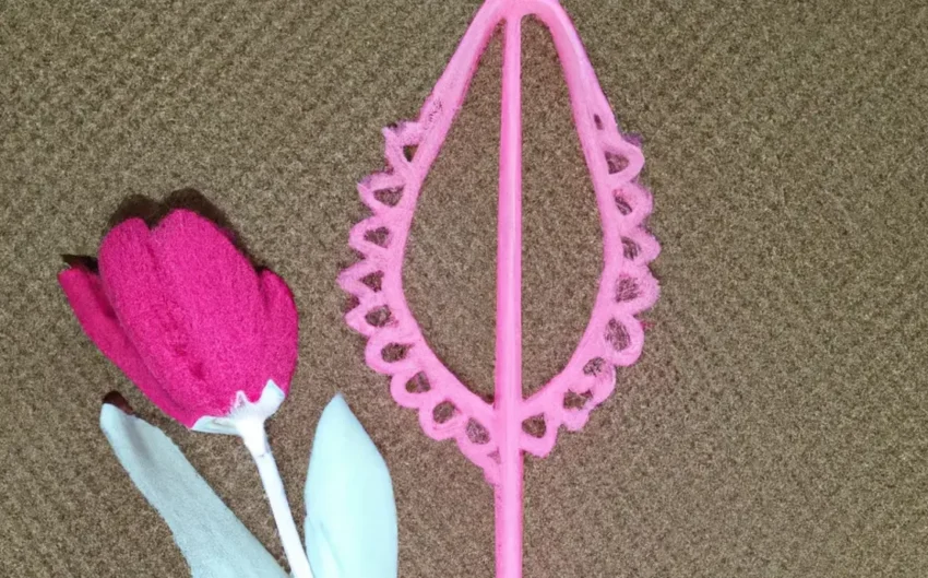 Agulha de crochê tulipa