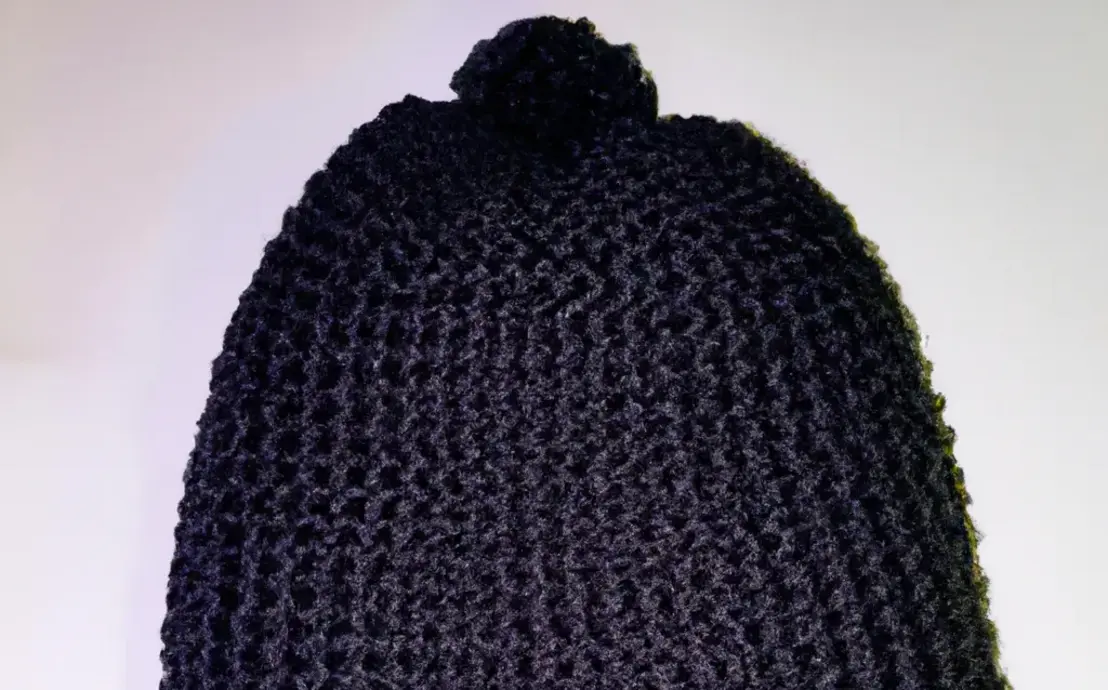 Touca de croche masculina