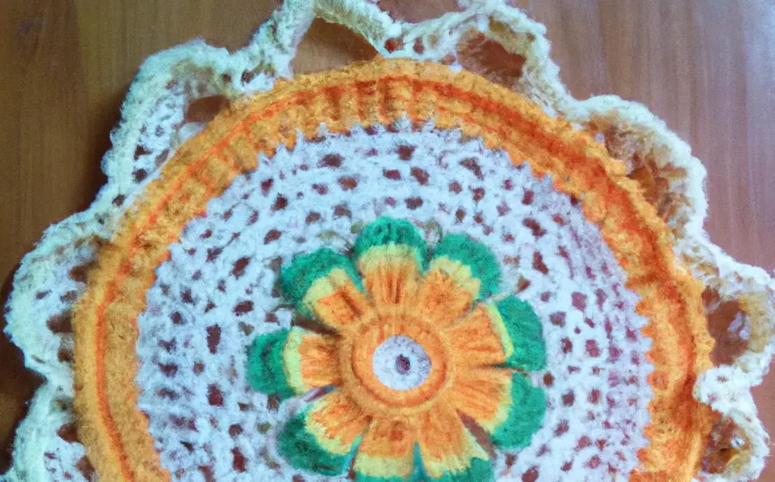 Trilhos de mesa em croche Trilhos de mesa em croche