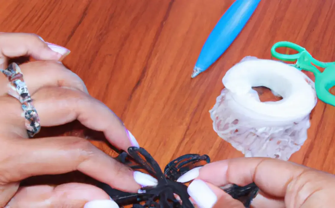 Bico simples de crochê