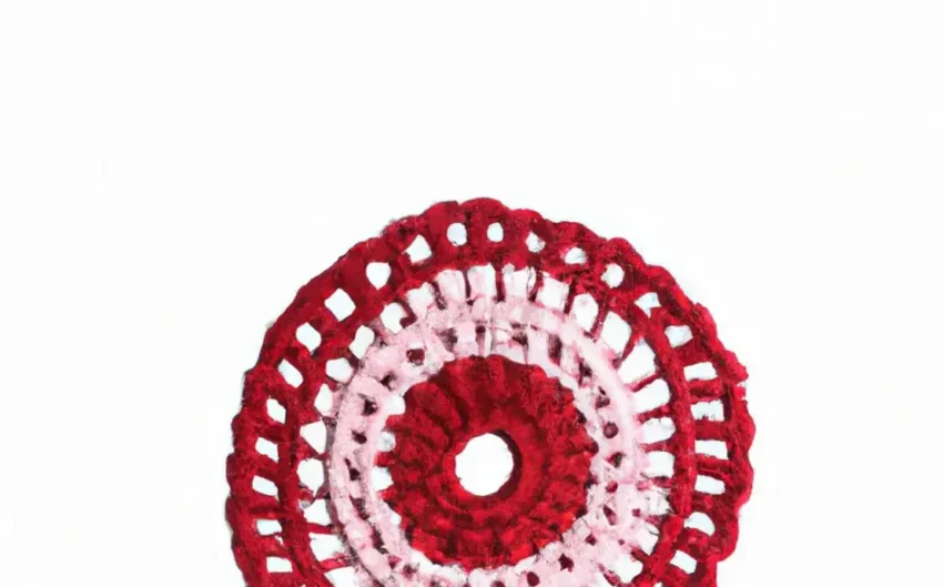 Bico de crochê tapete