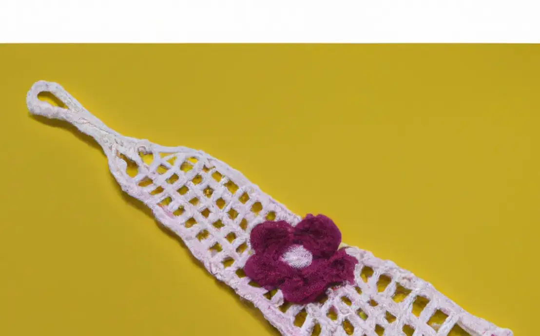 Bico de crochê para caminho de mesa com canto