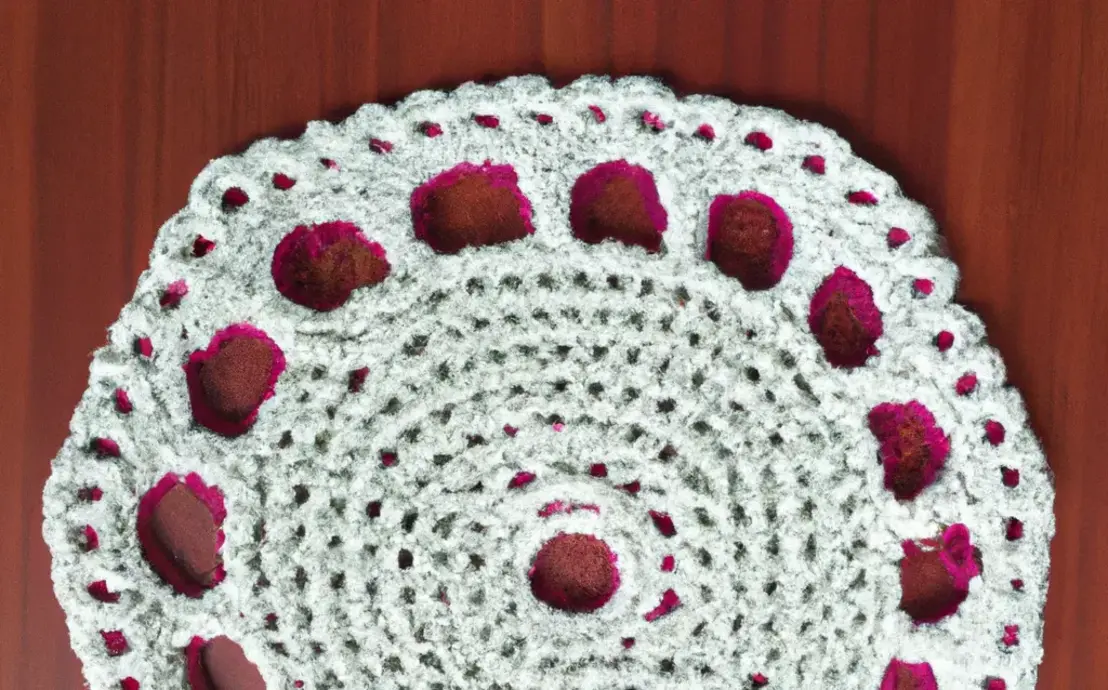 Banheiro tapete de croche