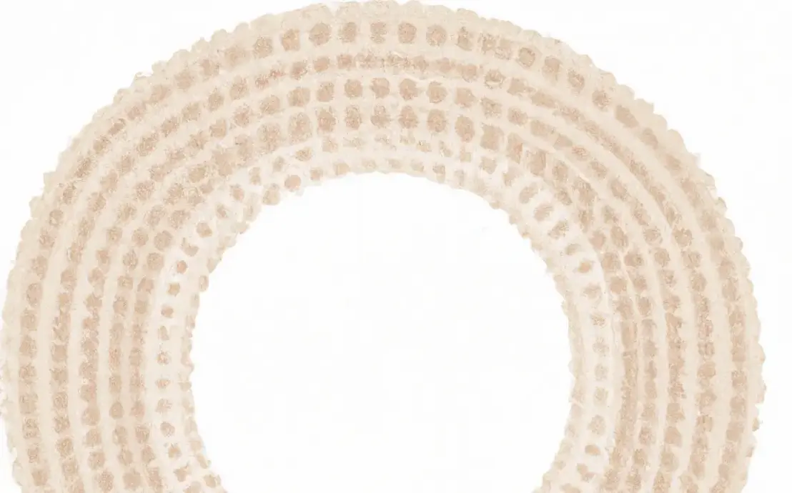 Tapete oval de crochê grande