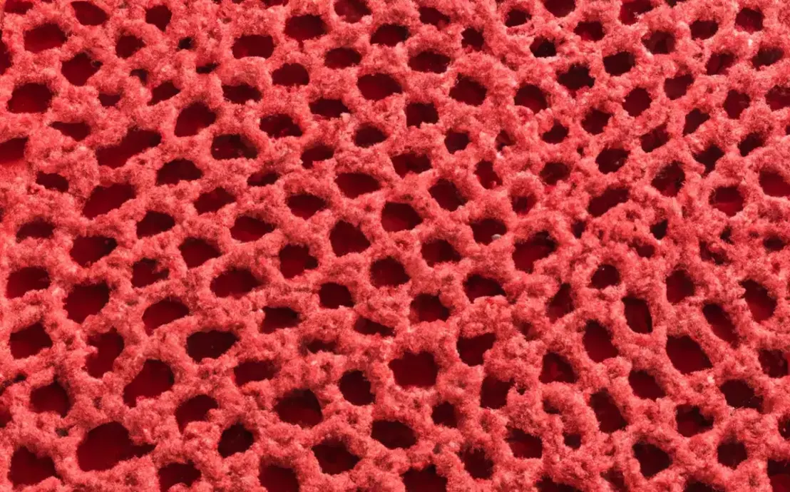 Tapetes de crochê vermelho