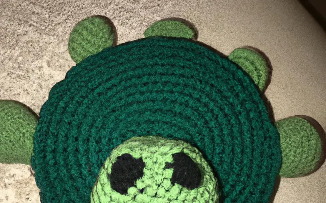 Tartaruga de crochê Tartaruga de crochê