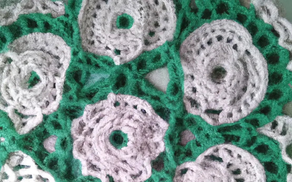 Toalha de mesa de crochê simples Toalha de mesa de crochê simples