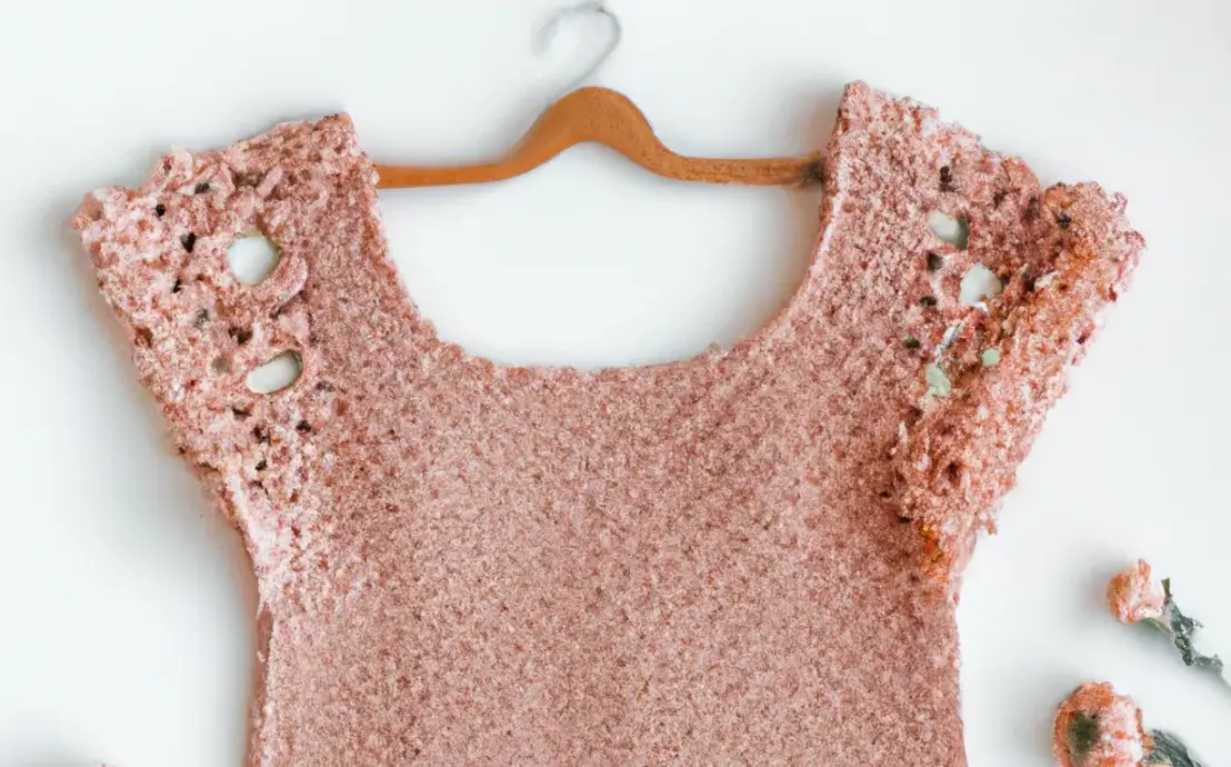 Top cropped de crochê