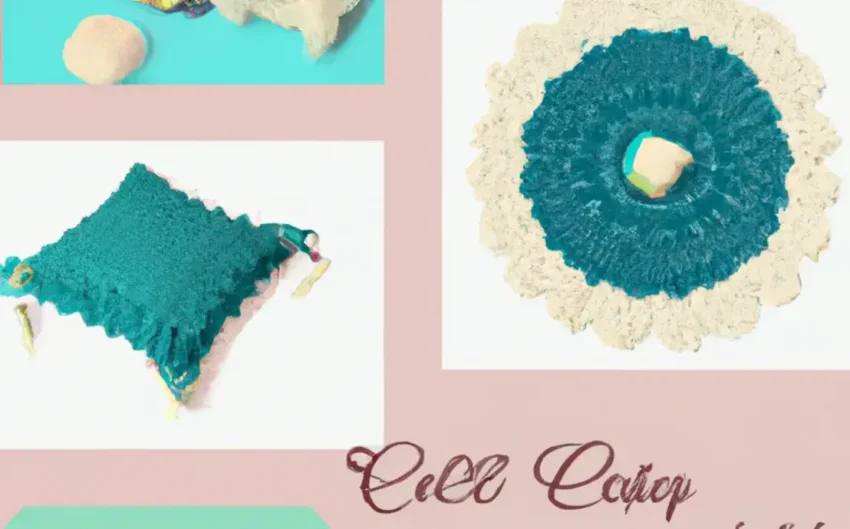 Almofada de crochê passo a passo