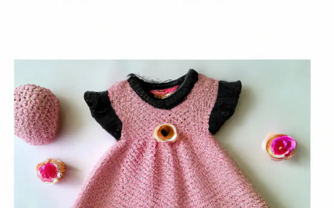 Vestido de crochê simples Vestido de crochê simples