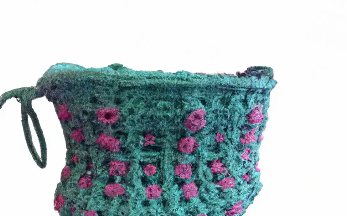 Alca de bolsa de croche