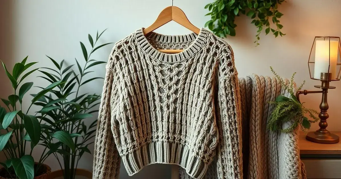 Blusa de frio de croche