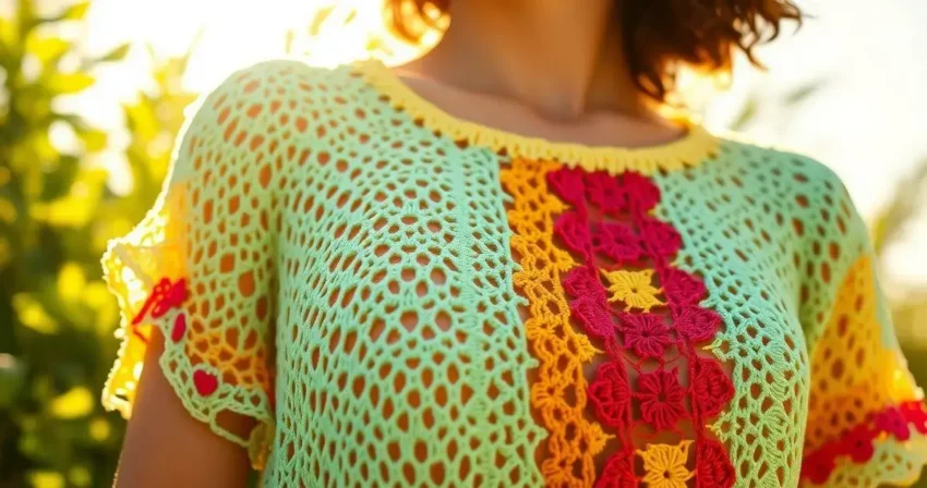 Blusinhas de croche para o verão