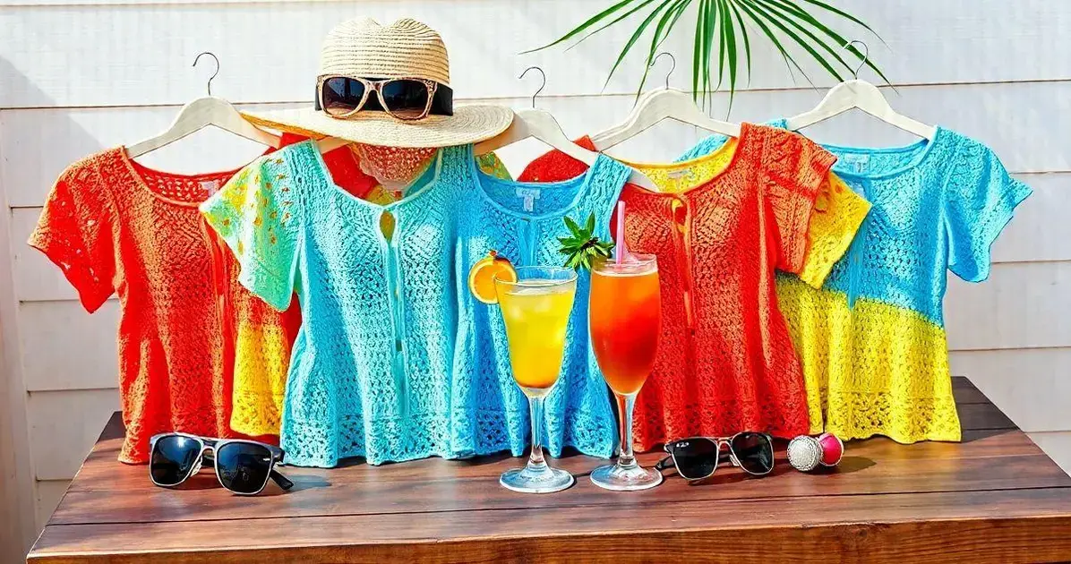 Blusinhas de crochê