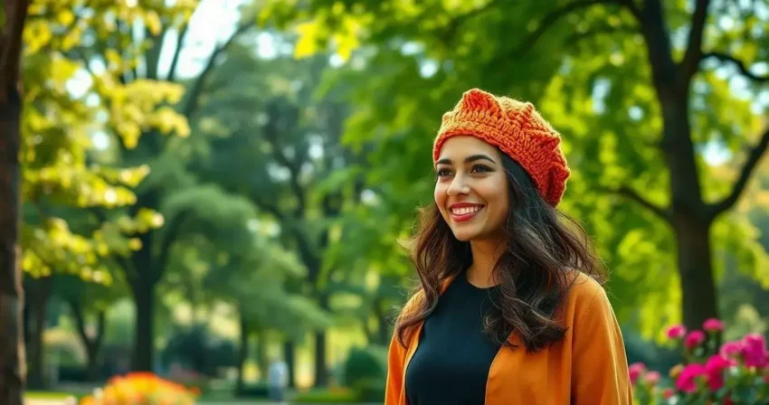 Boinas de croche femininas