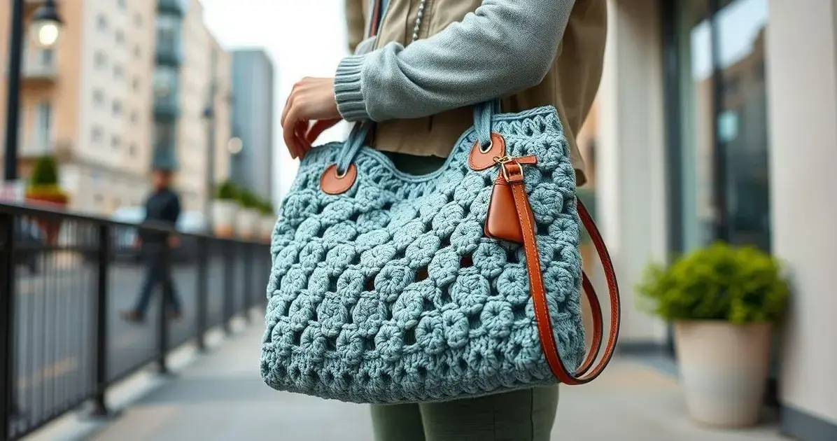 Bolsa em crochê