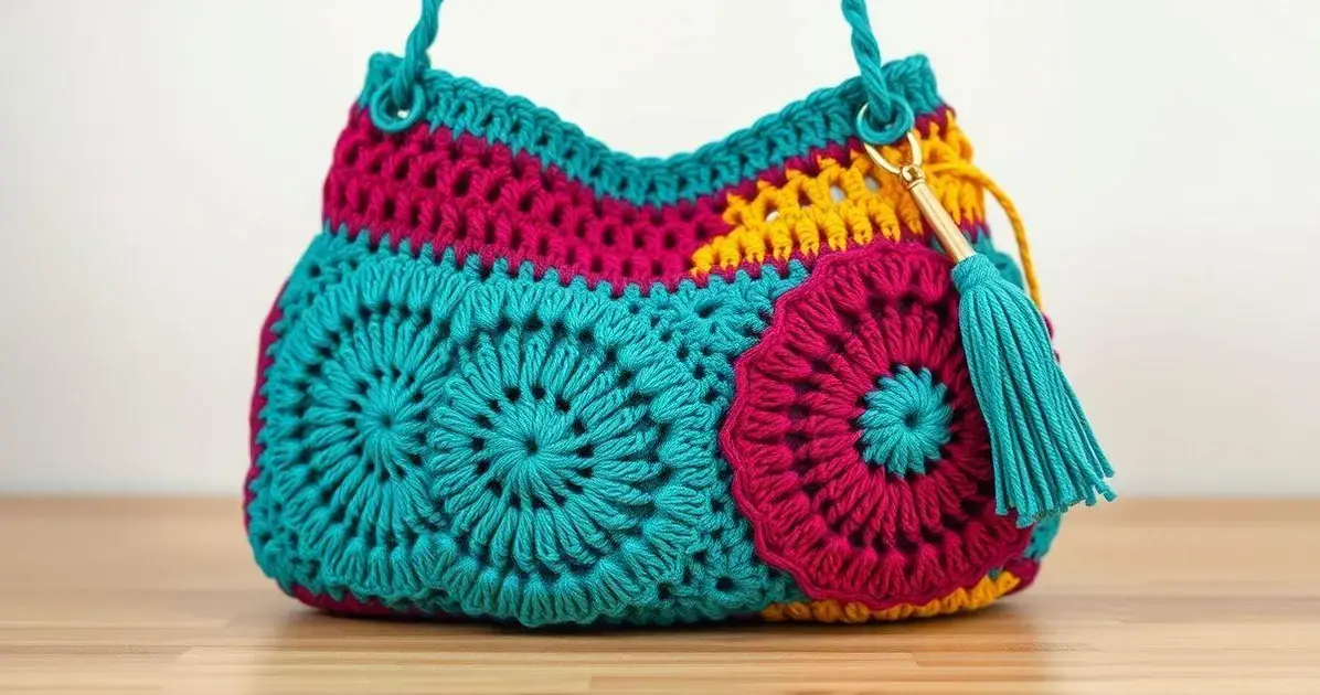 Bolsa em crochê
