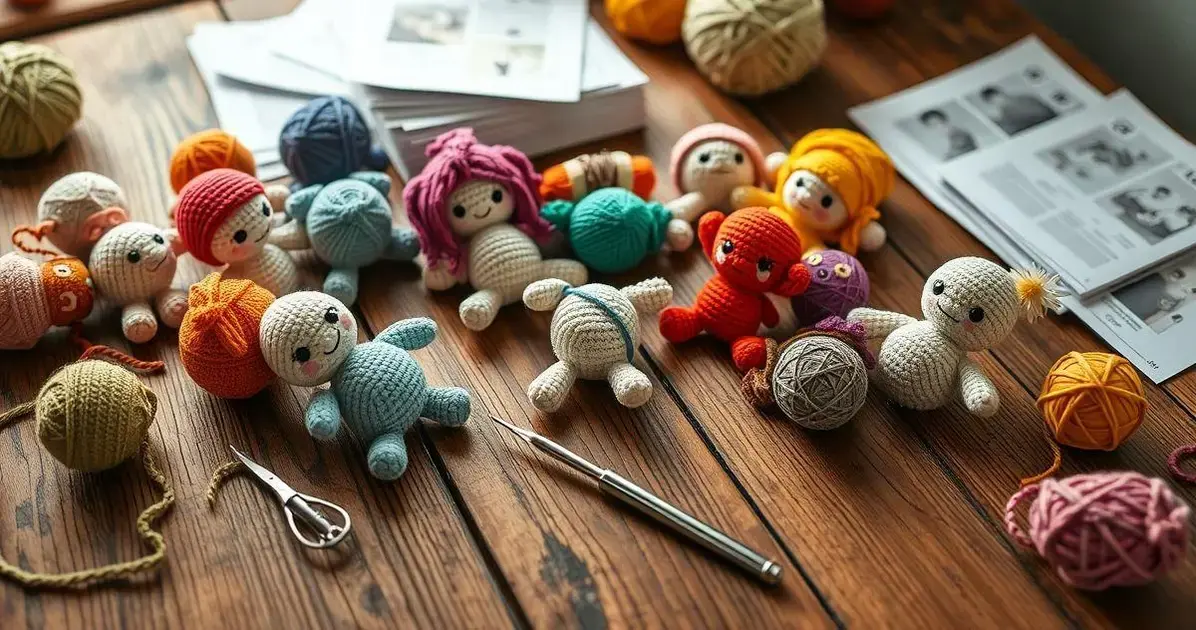Bonecas de croche amigurumi