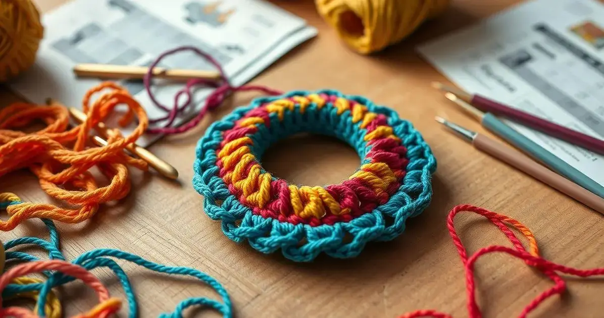 Brinco de croche passo a passo