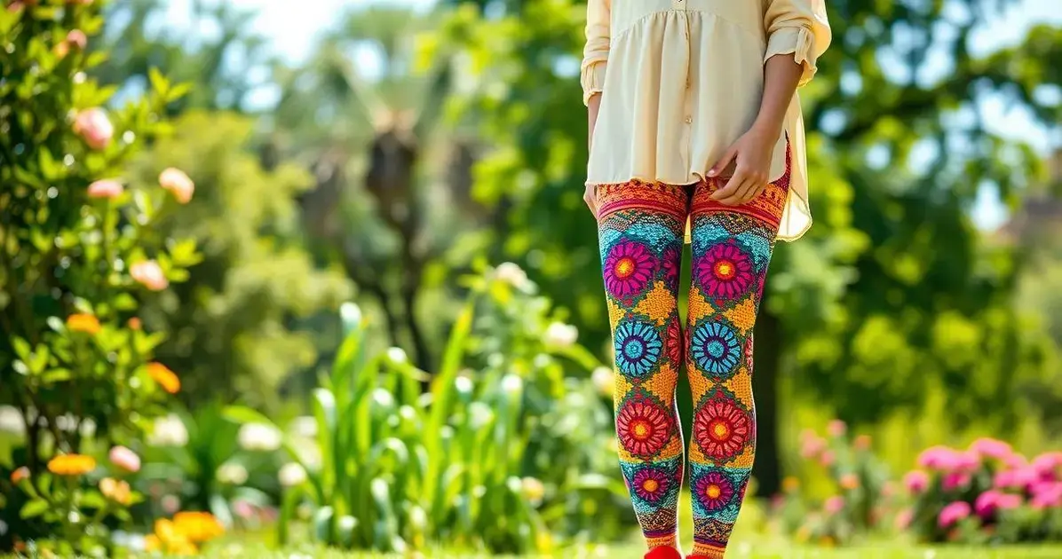 Calça de crochê feminina