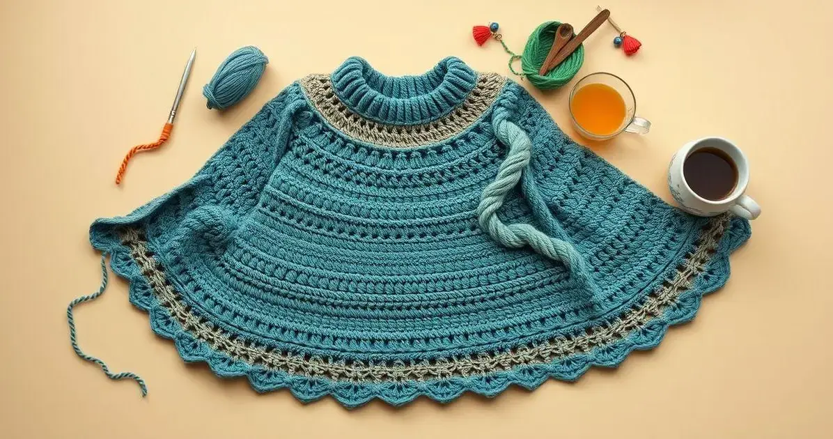 Casaquinho de crochê fácil