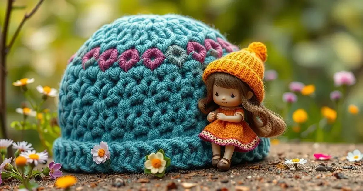 Chapeuzinho de crochê passo a passo