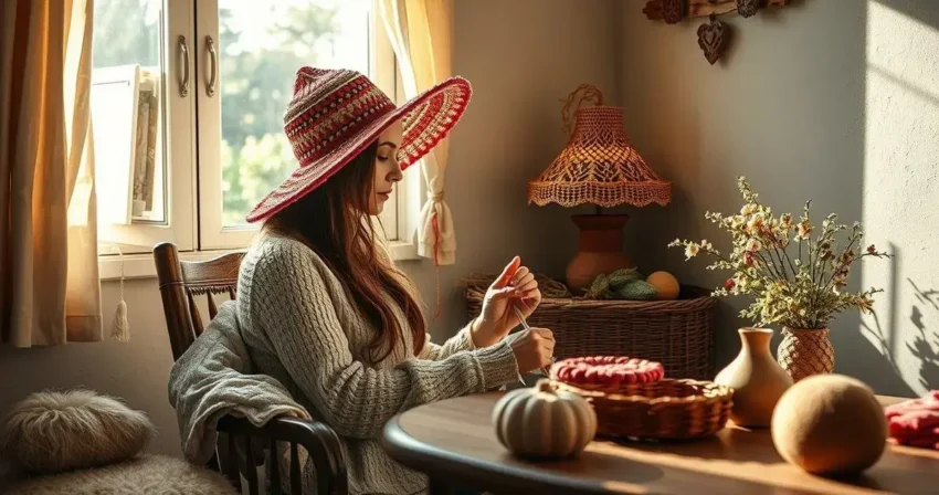 Chapéu de crochê passo a passo