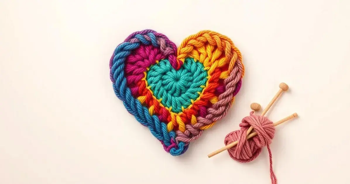 Como fazer coração de croche