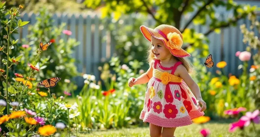 Conjuntinho de crochê infantil