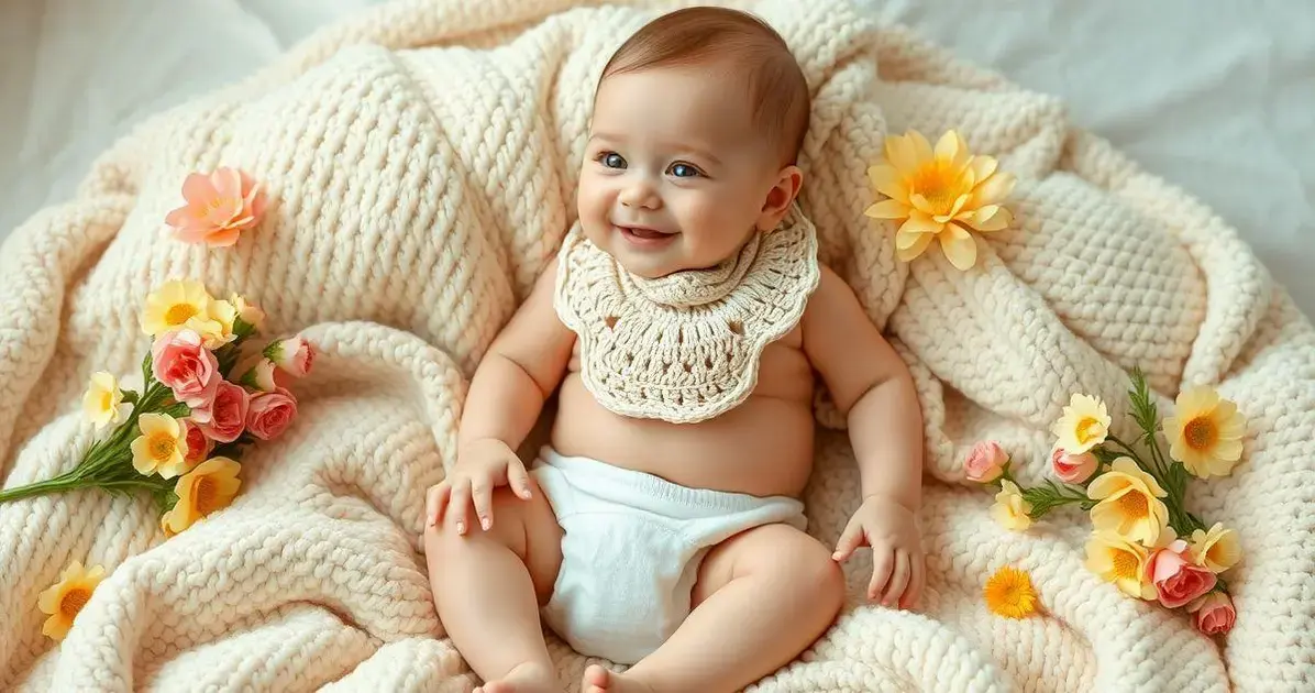 Fraldas com bico de croche