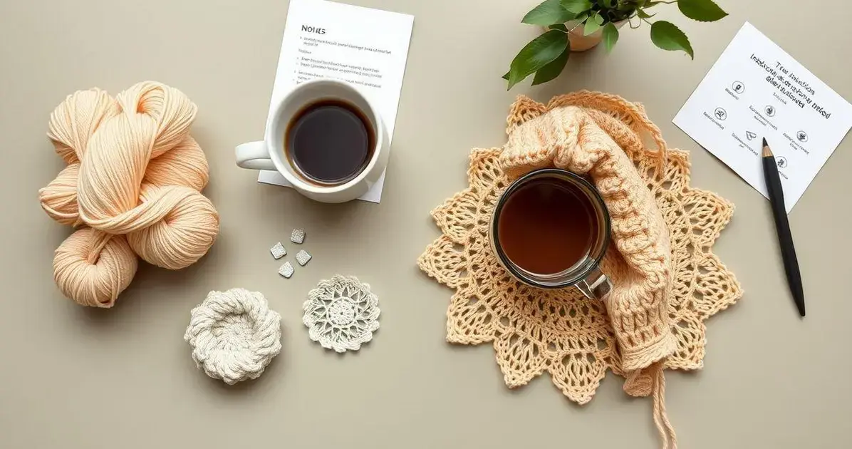 Gola de crochê fácil e rápida